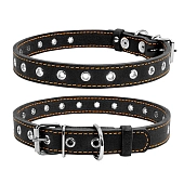 Collar ошейник кожаный безразмерный