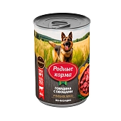 Родные корма консервы для собак по-казацки