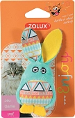 Zolux игрушка для кошек с кошачьей мятой кролик из капусты