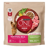 Purina One Мини "Контроль веса" для собак мелких пород, склонных к набору веса