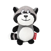 Gigwi Plush Friendz мягкая игрушка для собак Енот с пищалкой