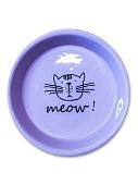 Mr.Kranch миска керамическая для кошек MEOW