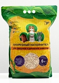 Золотой кот наполнитель кукурузный впитывающий