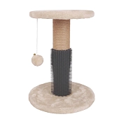 M-Pets когтеточка-столбик с подиумом Wellness Birch