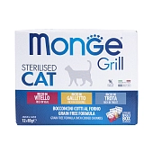 Monge Cat Grill Pouch набор паучей для стерилизованных кошек