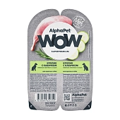AlphaPet WOW пауч для взрослых собак (ломтики в соусе)