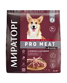 Мираторг Pro Meat полнорационный сухой корм для взрослых собак средних пород старше 1 года